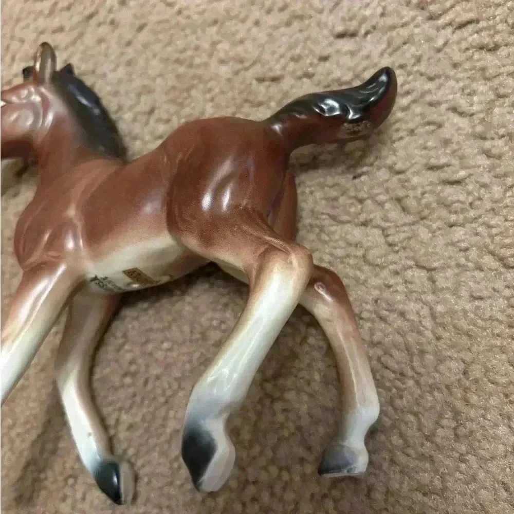 Vintage Horse porcelain figurine foal, made by Kreiss & Company made in Japan - Picture 4 of 11